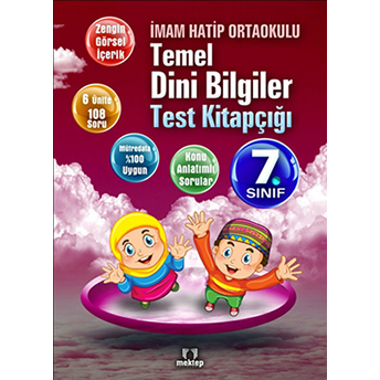 Imam Hatip Ortaokulu Temel Dini Bilgiler Test Kitapçığı 7. Sınıf Kolektif