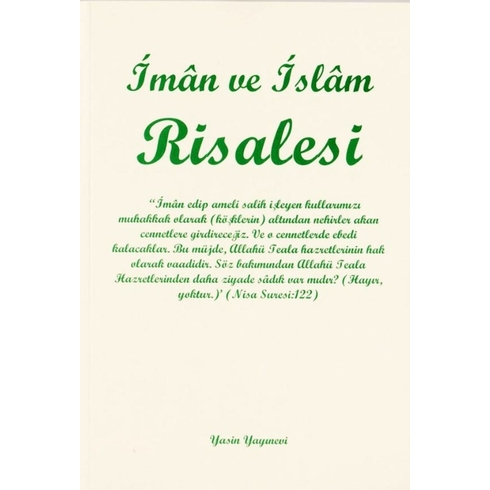 Iman Ve Islam Risalesi Ismail Fakirullah