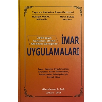 Imar Uygulamaları Ciltli Hüseyin Koçak