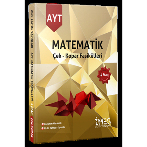 Imes Eğitim Yayınları Ayt Matematik 4 Etap Soru Bankası Çek Kopar Fasikülleri - Levent Tatkan