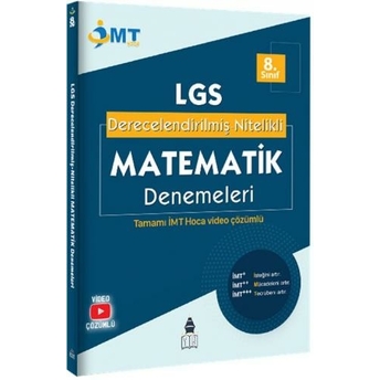 Imt Hoca 8. Sınıf Lgs Matematik Derecelendirilmiş Nitelikli Denemeler Video Çözümlü Komisyon