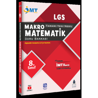 Imt Hoca 8. Sınıf Lgs Matematik Makro Soru Bankası Video Çözümlü Komisyon