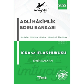 Imtiyaz Adli Hakimlik Çalışma Kitabı Icra Ve Iflas Hukuku - Metin Kaya