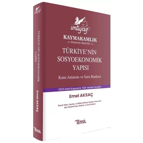 Imtiyaz Türkiye'Nin Sosyoekonomik Yapısı Konu Anlatımlı Soru Bankası Emel Aksaç