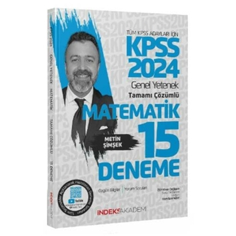 Indeks Akademi 2024 Kpss Matematik 15 Deneme Çözümlü Metin Şimşek