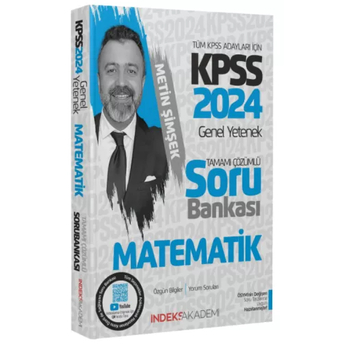 Indeks Akademi 2024 Kpss Matematik Soru Bankası Çözümlü Metin Şimşek