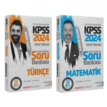 Indeks Akademi 2024 Kpss Türkçe Matematik Soru Bankası 2'Li Set Berk Ekici