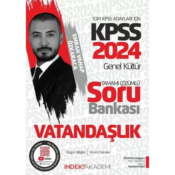 Indeks Akademi 2024 Kpss Vatandaşlık Soru Bankası Çözümlü Emrah Vahap Özkaraca