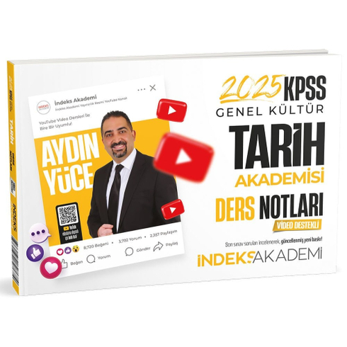 Indeks Akademi 2025 Kpss Tarih Akademisi Video Ders Notları Aydın Yüce