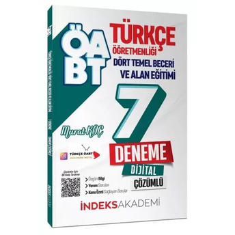 Indeks Akademi Öabt Türkçe Dört Temel Beceri Ve Alan Eğitimi 7 Deneme Pdf Çözümlü Murat Koç