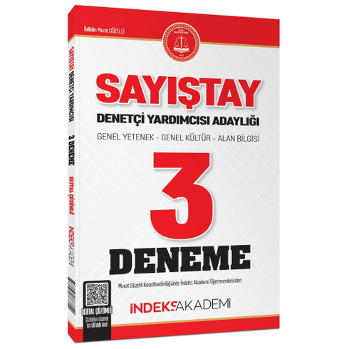 Indeks Akademi Sayıştay Denetçi Yardımcısı Adaylığı 3 Deneme Çözümlü Komisyon