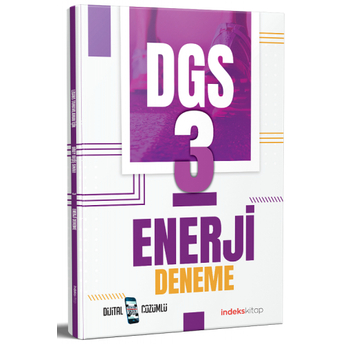 Indeks Kitap Dgs Enerji 3 Deneme Dijital Çözümlü Komisyon