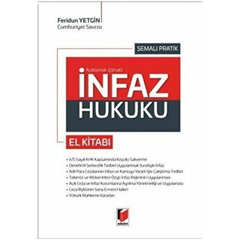 Infaz Hukuku El Kitabı Feridun Yetgin