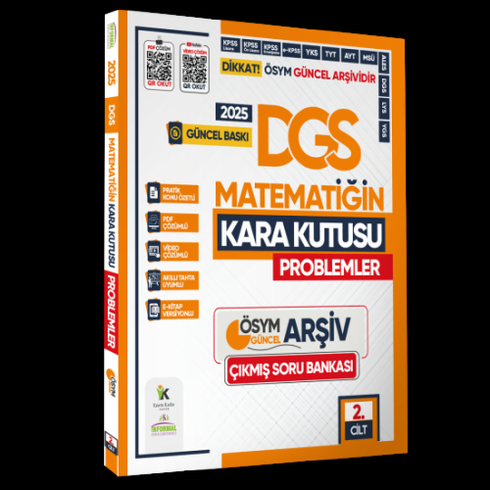 Informal Yayınları 2025 Dgs Matematiğin Kara Kutusu 2. Cilt Problemler Çıkmış Sorular Soru Bankası Komisyon