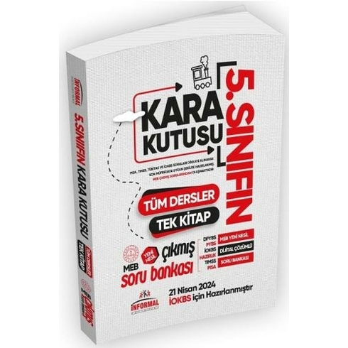 Informal Yayınları 5. Sınıf Tüm Dersler Kara Kutusu Çıkmış Sorular Soru Bankası Çözümlü Komisyon