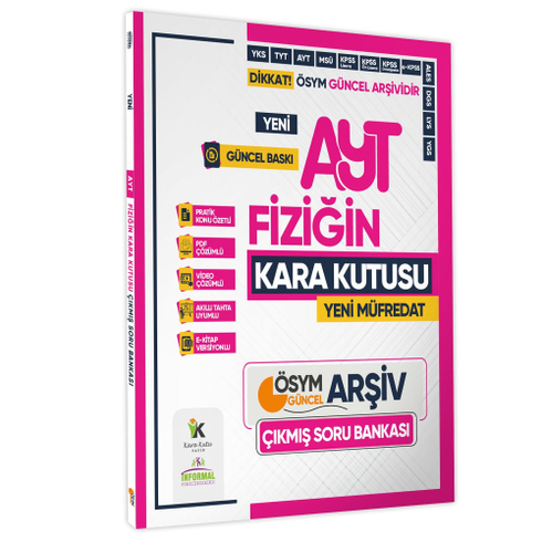 Informal Yayınları Ayt Fiziğin Kara Kutusu Çıkmış Sorular Soru Bankası Komisyon