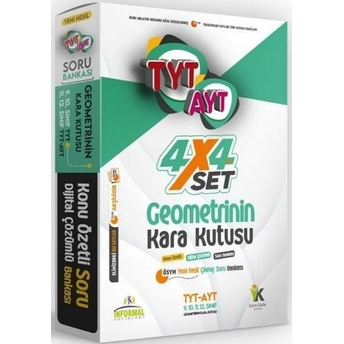 Informal Yayınları Tyt Ayt Geometrinin Kara Kutusu Konu Özetli Ösym Çıkmış Soru Fasikül Paket Set Komisyon