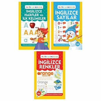 Ingilizce Harfler Sayılar Ve Renkler Seti (3 Kitap Takım) Kolektif