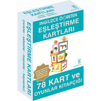 Ingilizce Öğreten Eşleştirme Kartları 78 Kart Ve Oyunlar Kitapçığı Orhan Meriç