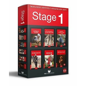 Ingilizce Seviyeli Hikayeler Seti - Stage-1 Kolektıf