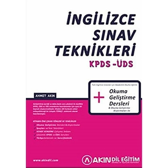 Ingilizce Sınav Teknikleri Ahmet Akın