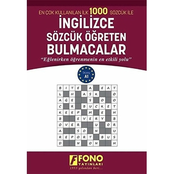 Ingilizce Sözcük Öğreten Bulmacalar Düzey A1 Kolektif