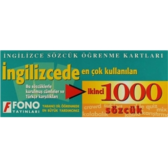 Ingilizcede Ikinci 1000 Sözcük Kartları Kolektif