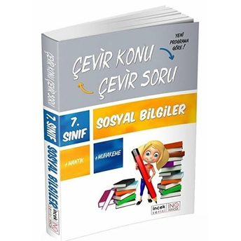 Inovasyon Yayınları 7. Sınıf Sosyal Bilgiler Çevir Konu Çevir Soru Incek Serisi