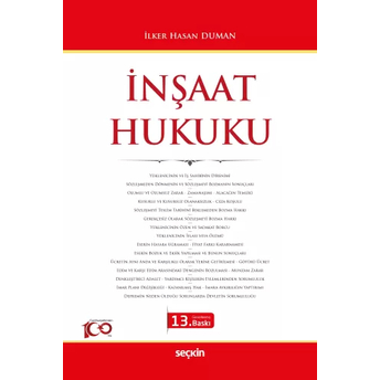 Inşaat Hukuku Ilker Hasan Duman