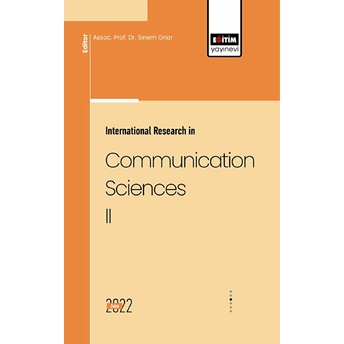 International Research In Communication Sciences Iı