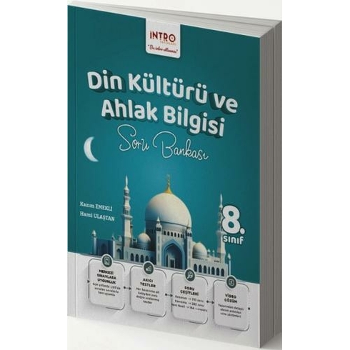 Intro Yayınları 8. Sınıf Din Kültürü Ve Ahlak Bilgisi Soru Bankası Kazım Emekli