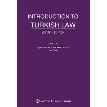 Introduction To Turkish Law Tuğrul Ansay