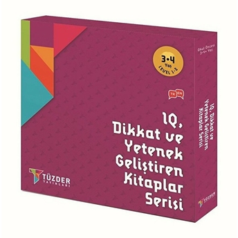 Iq Dikkat Ve Yetenek Geliştiren Kitaplar Serisi 3-4 Yaş Level 1-2 (6 Kitap Takım)