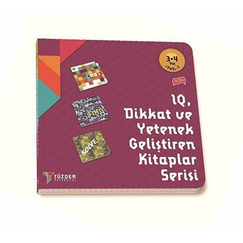 Iq Dikkat Ve Yetenek Geliştiren Kitaplar Serisi 3-4 Yaş Level 2 (3 Kitap Takım)