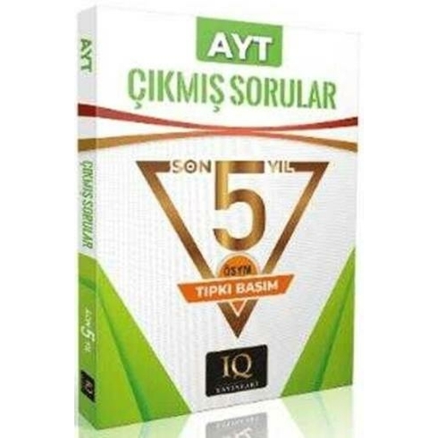 Iq Yayınları Ayt 2019 - 2023 Ösym Çıkmış Sorular Komisyon