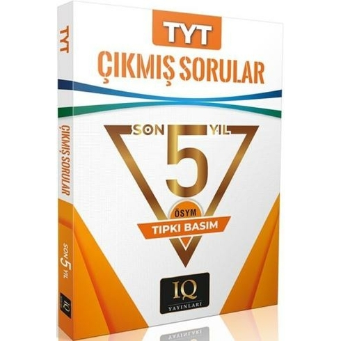 Iq Yayınları Tyt Çıkmış Sorular Son 5 Yıl Ösym Tıpkı Basım Komisyon