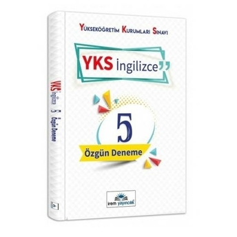 Irem Yayınları Yksdil Ingilizce 5 Özgün Deneme Komisyon