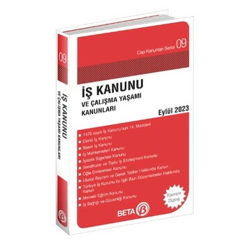 Iş Kanunu Ve Çalışma Yaşamı Kanunları Eylül 2023