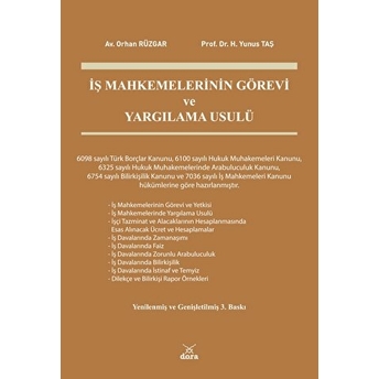 Iş Mahkemelerinin Görevi Ve Yargılama Usulü H. Yunus Taş