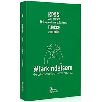 Isem 2020 Farkındaisem Kpss Genel Kültür Türkçe 20 Deneme