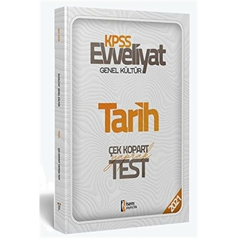 Isem 2021 Evveliyat Kpss Genel Kültür Tarih Çek Kopar Yaprak Test (Yeni) Kolektıf