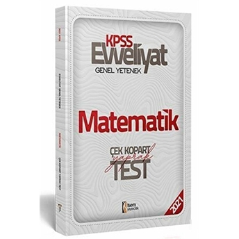 Isem 2021 Evveliyat Kpss Genel Yetenek Matematik Çek Kopar Yaprak Test (Yeni) Kolektıf