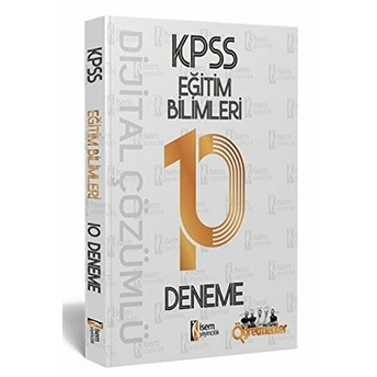 Isem 2021 Kpss Eğitim Bilimleri Dijital Çözümlü 10 Deneme Kolektıf