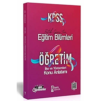 Isem 2021 Kpss Eğitim Bilimleri Öğretim Ilke Ve Yöntemleri Konu Anlatımı (Yeni) Fatih Genç