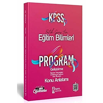 Isem 2021 Kpss Eğitim Bilimleri Program Geliştirme Konu Anlatımı (Yeni) Fatih Genç