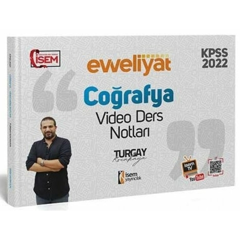 Isem 2022 Kpss Genel Kültür Evveliyat Coğrafya Video Ders Notu (Iadesiz)