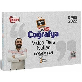 Isem Yayıncılık 2022 Isem Tv Kpss Genel Kültür Coğrafya Video Ders Notu Ibrahim Can Ertuğrul