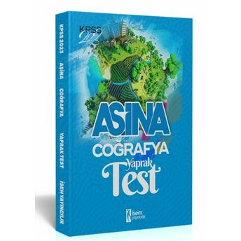 Isem Yayıncılık 2023 Kpss Lisans Aşina Coğrafya Çek Kopar Yaprak Test