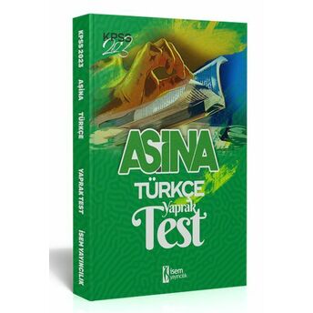 Isem Yayıncılık 2023 Kpss Lisans Aşina Türkçe Çek Kopar Yaprak Test