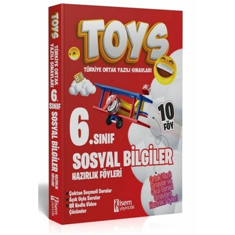 Isem Yayıncılık 2024 Toys 6. Sınıf Sosyal Bilgilerhazırlık Föyleri Komisyon